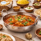 hammered steel kadai​