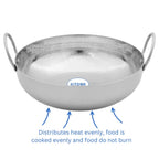 hammered steel kadai​​