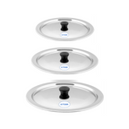 Kitdor Stainless Steel Lid with Knob/Dome Lid of size 16 to 40 cm