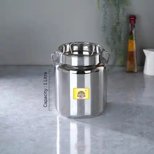 Rakesh Gold Steel Plain Barni