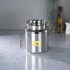 Rakesh Gold Steel Plain Barni
