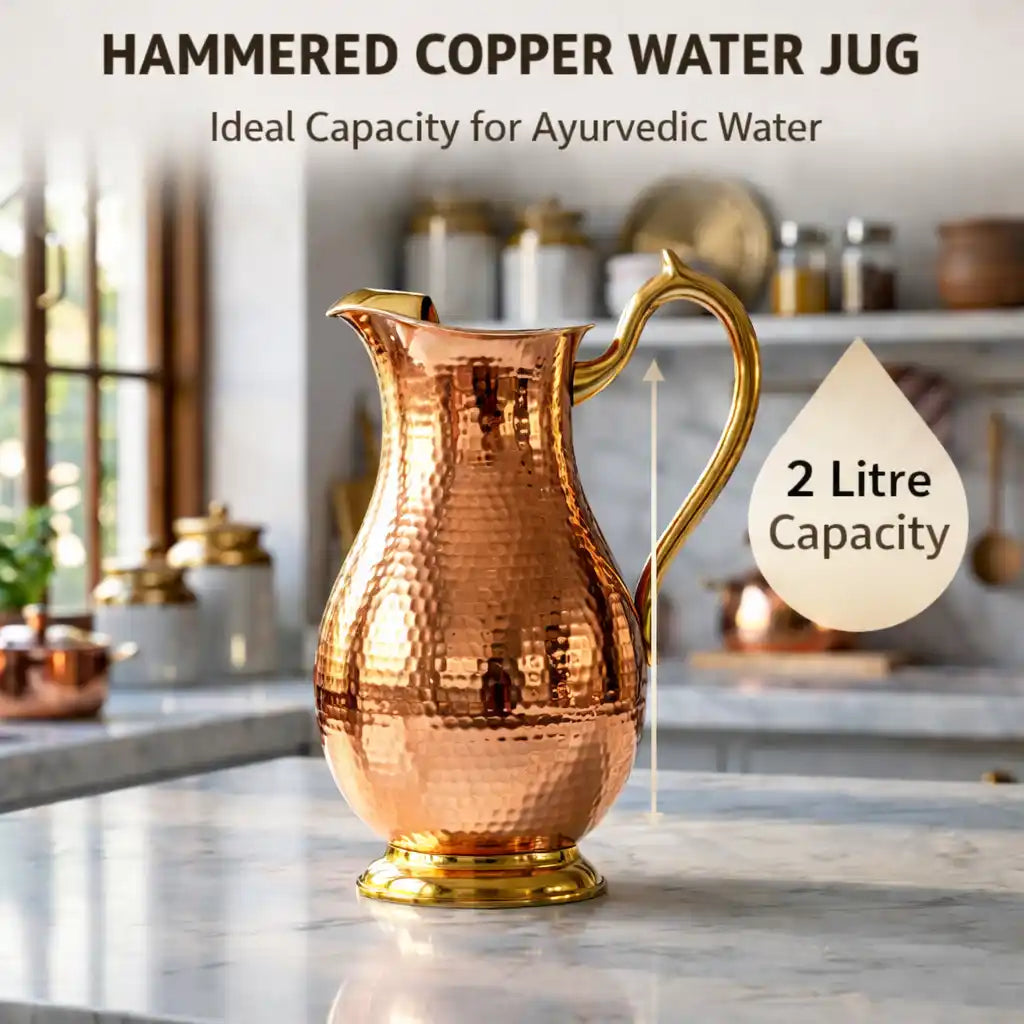 Kitdor Copper Mughlai Jug