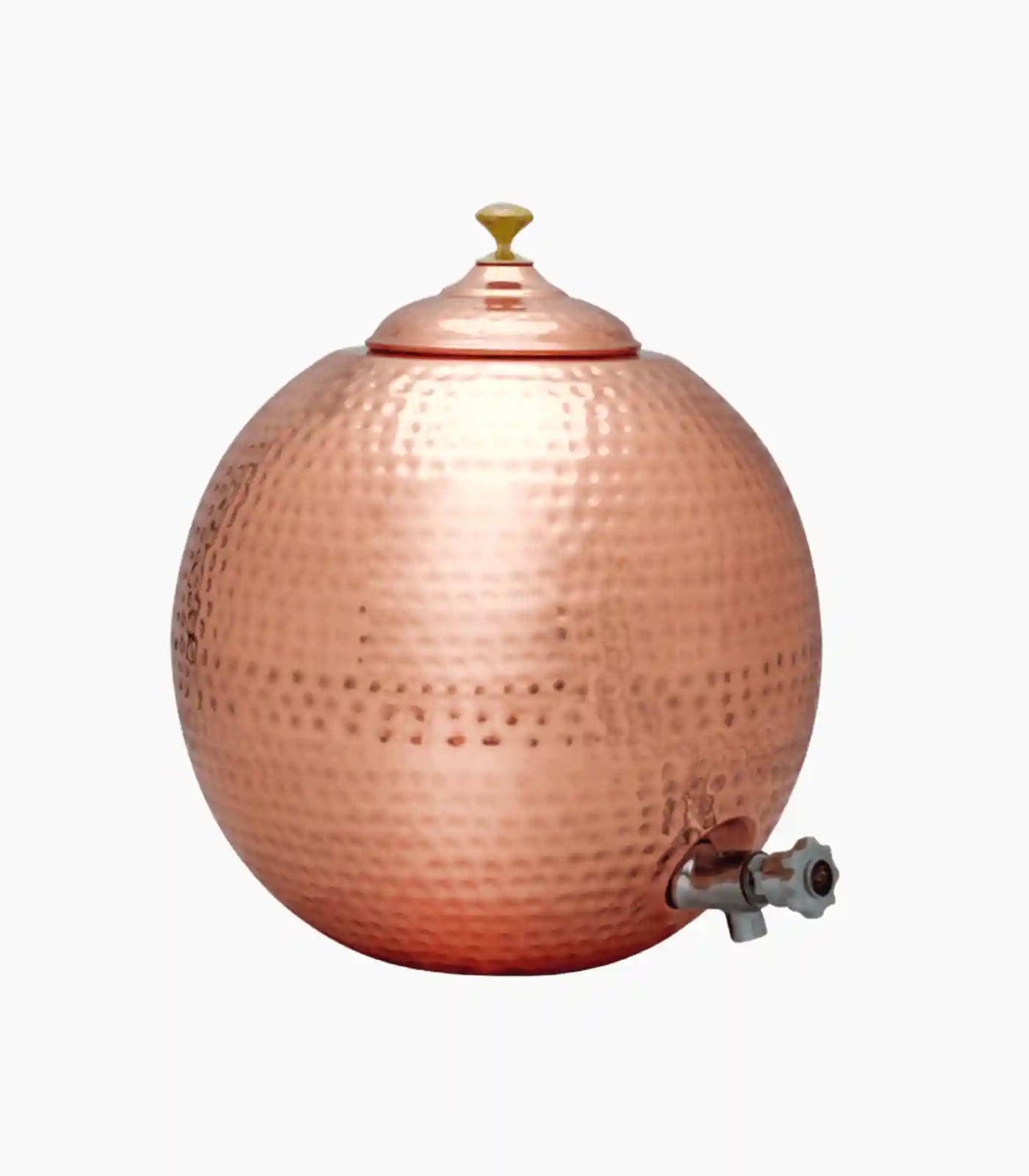 Kitdor Copper Hammered Round Matka