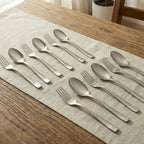 spoon and fork set for dinning table