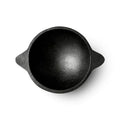 Cook authentic appams with this pre-seasoned cast iron appam pan. Naturally non-stick, heavy-duty, and compatible with gas, induction, and ovens. Perfect crisp edges every time.